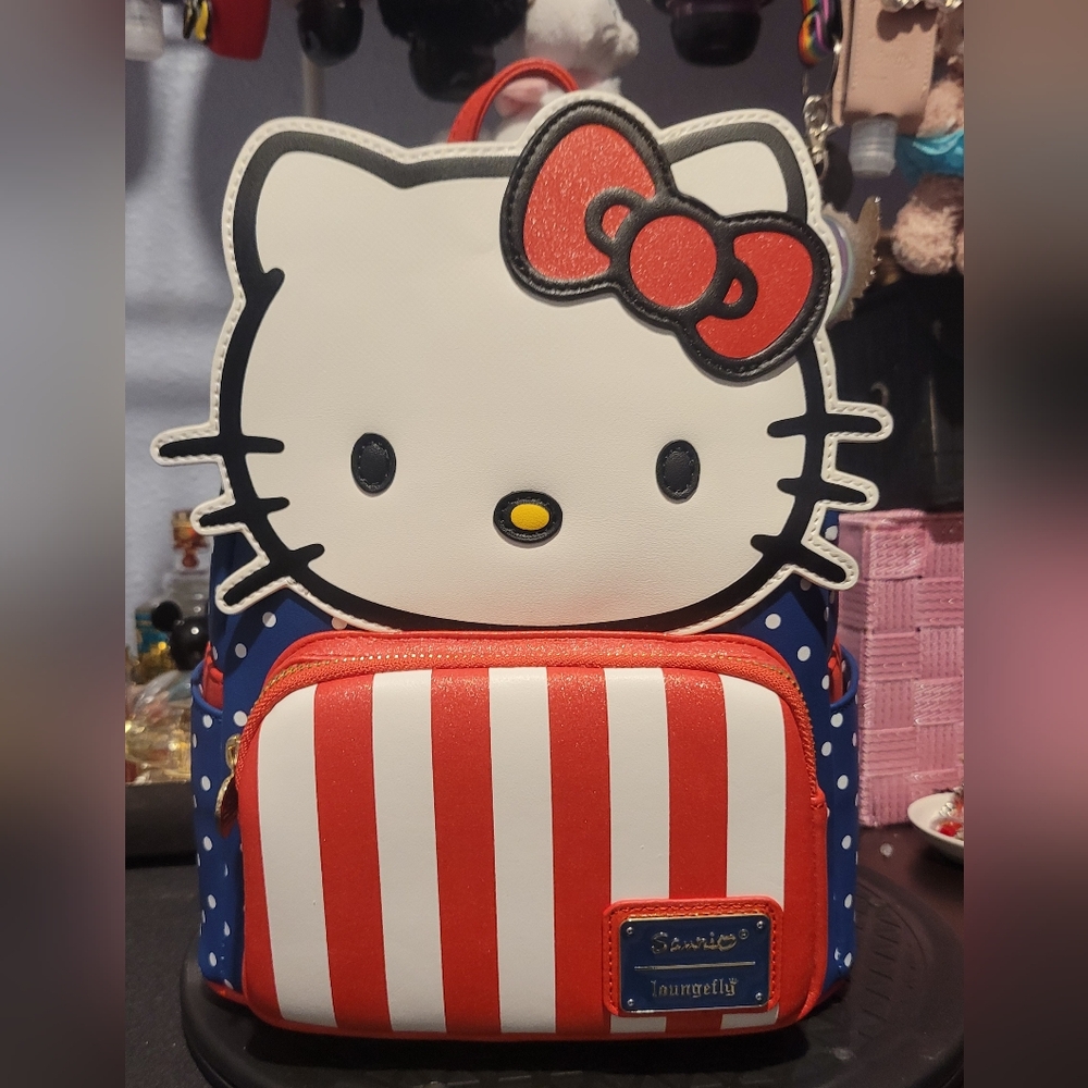 Loungefly Sanrion Hello Kitty Patriotic Mini Backpack